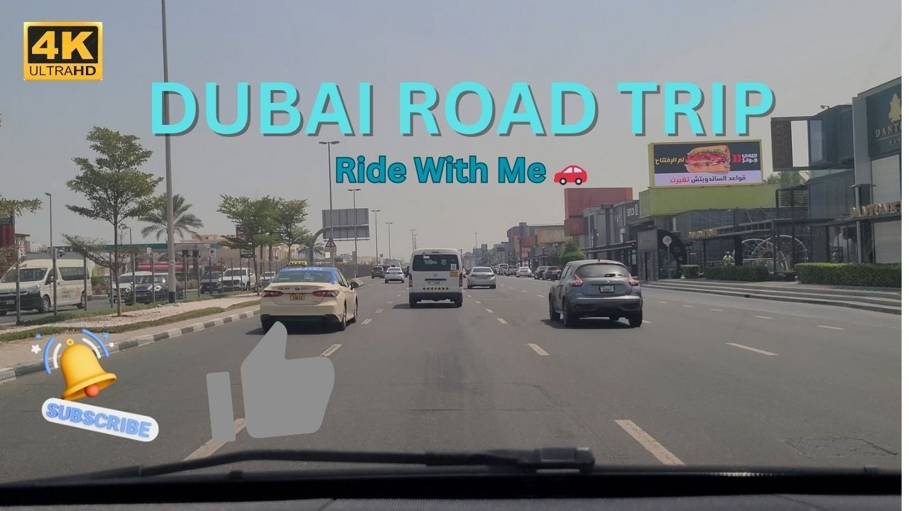[4K] Dubai Road Trip Dubai Airport T1 to Palm Jumeirah AI AE