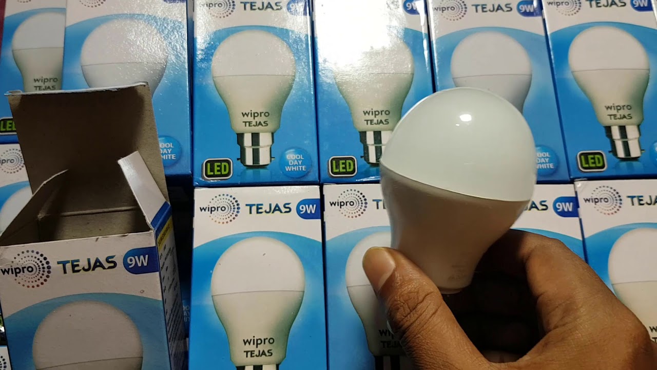 Wipro Tejas 9 Watt LED bulb Unboxing