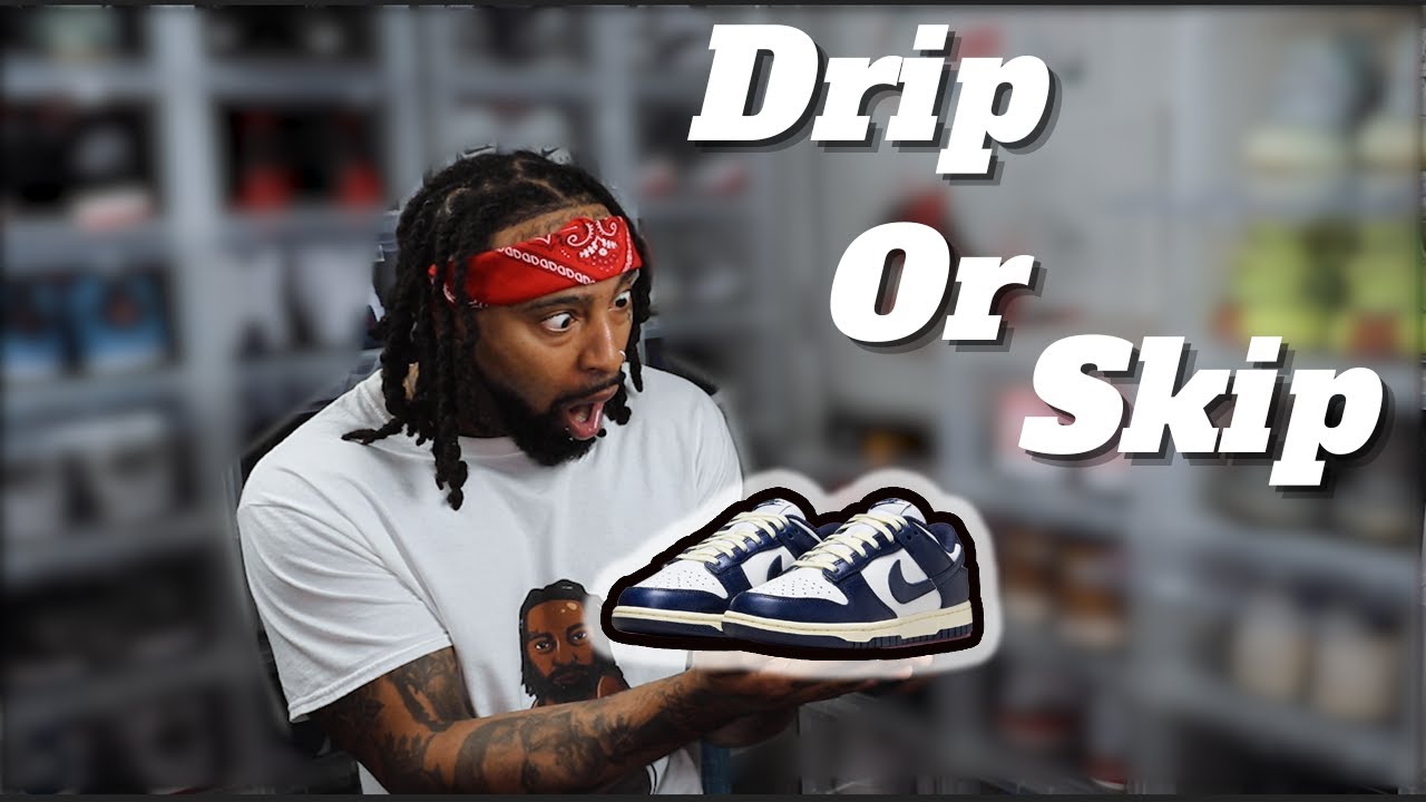 Nike Dunk Low PRM Vintage Navy (Women's) | Drip Or Skip