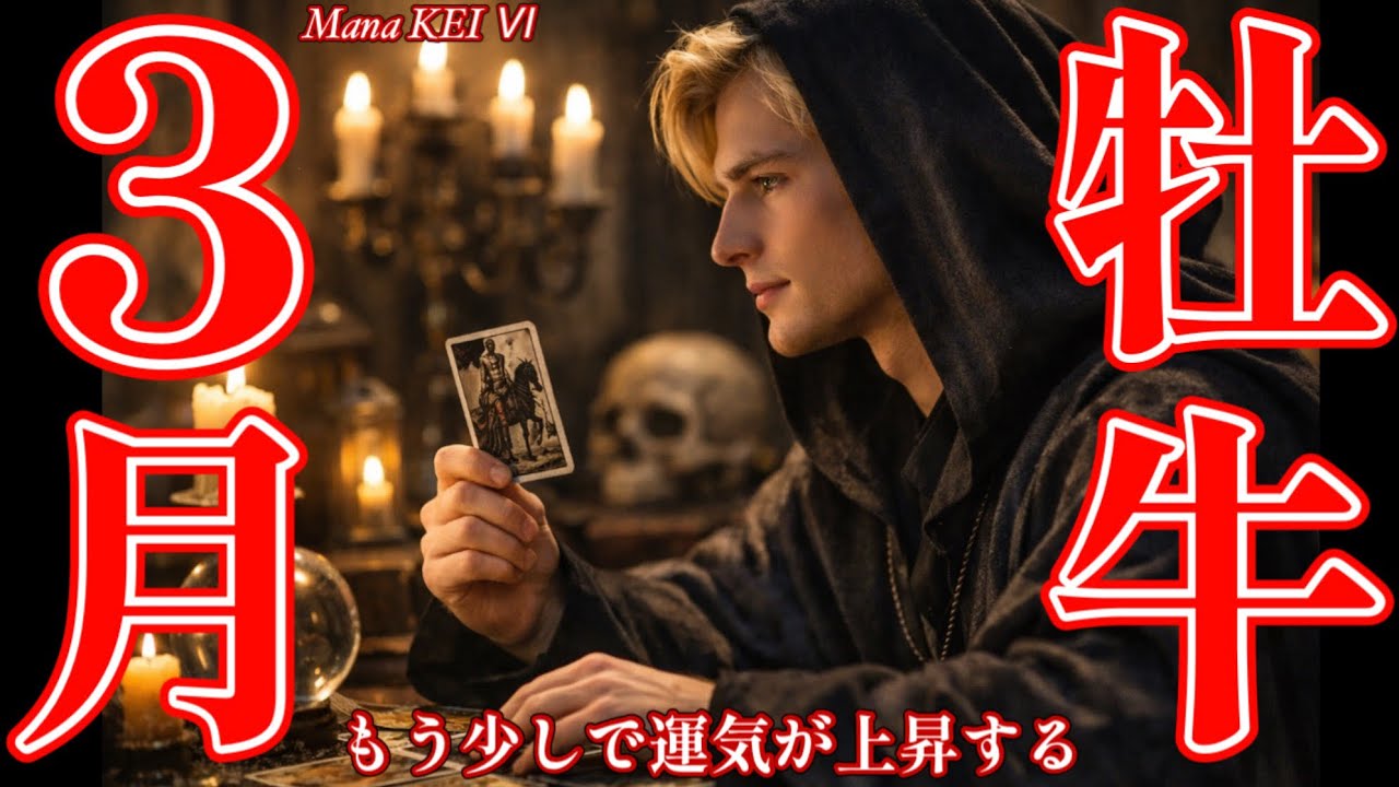 2026年3月牡牛座リーディング♉️3種類のタロットカードが導く今月の運勢🔮