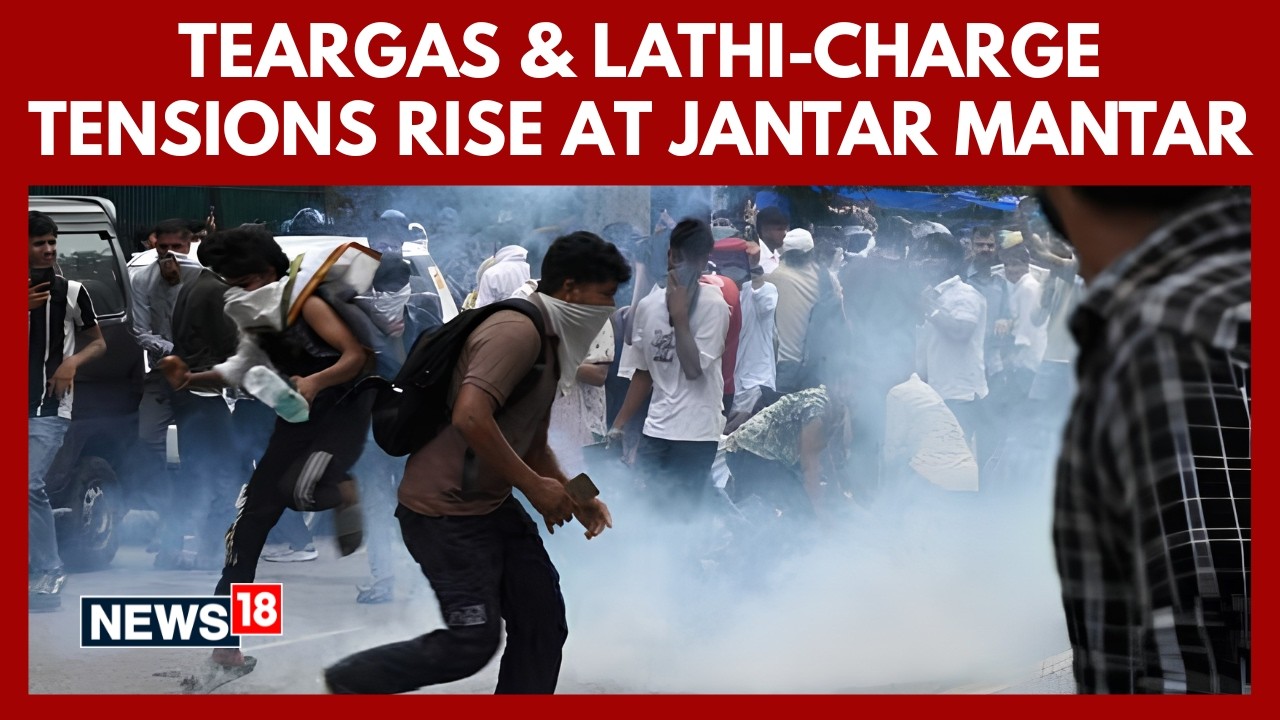 Delhi On High Alert As NEET Protesters And Police Clash During Chalo Sansad Campaign | N18V | 4K