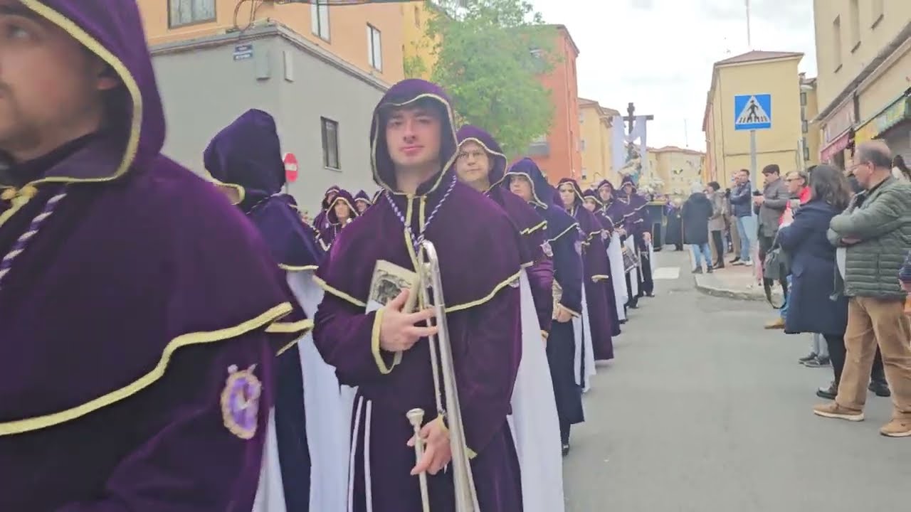 Semana Santa Segovia 2025. Procesión La Piedad. San José. Salida. 17/4/2025