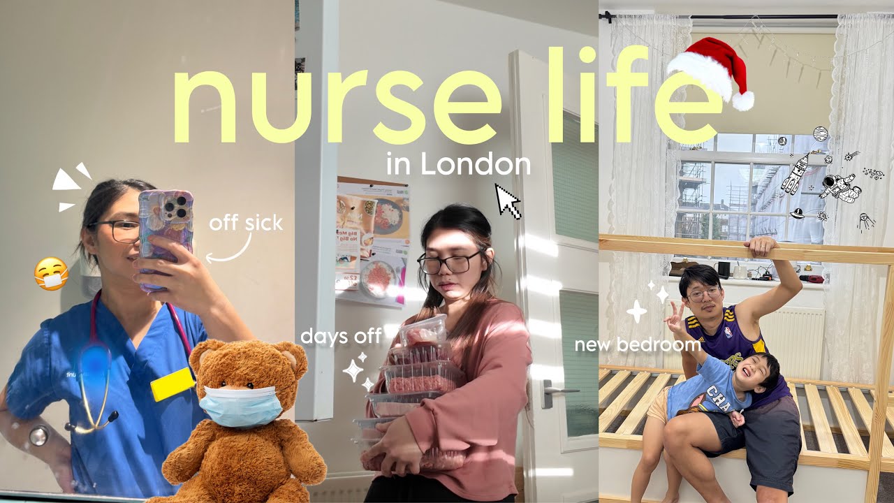 NURSE VLOGMAS👩‍⚕️🎄:Filipino Nurse Life in London | Off Sick, Realistic Days off & New Bedroom Setup