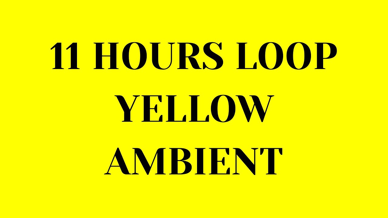 yellow screen 11 hours #yellowscreen #testscreen