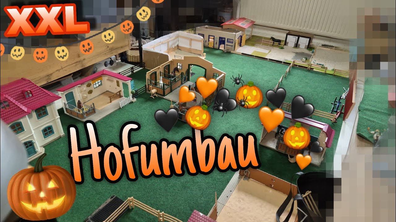 XXL HOFUMBAU Herbst Edition Schleich🎃🐴Mehr Platz? Mehr Videos! #schleich 