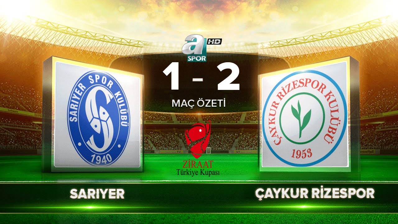 Sarıyer 1-2 Çaykur Rizespor | Maç Özeti