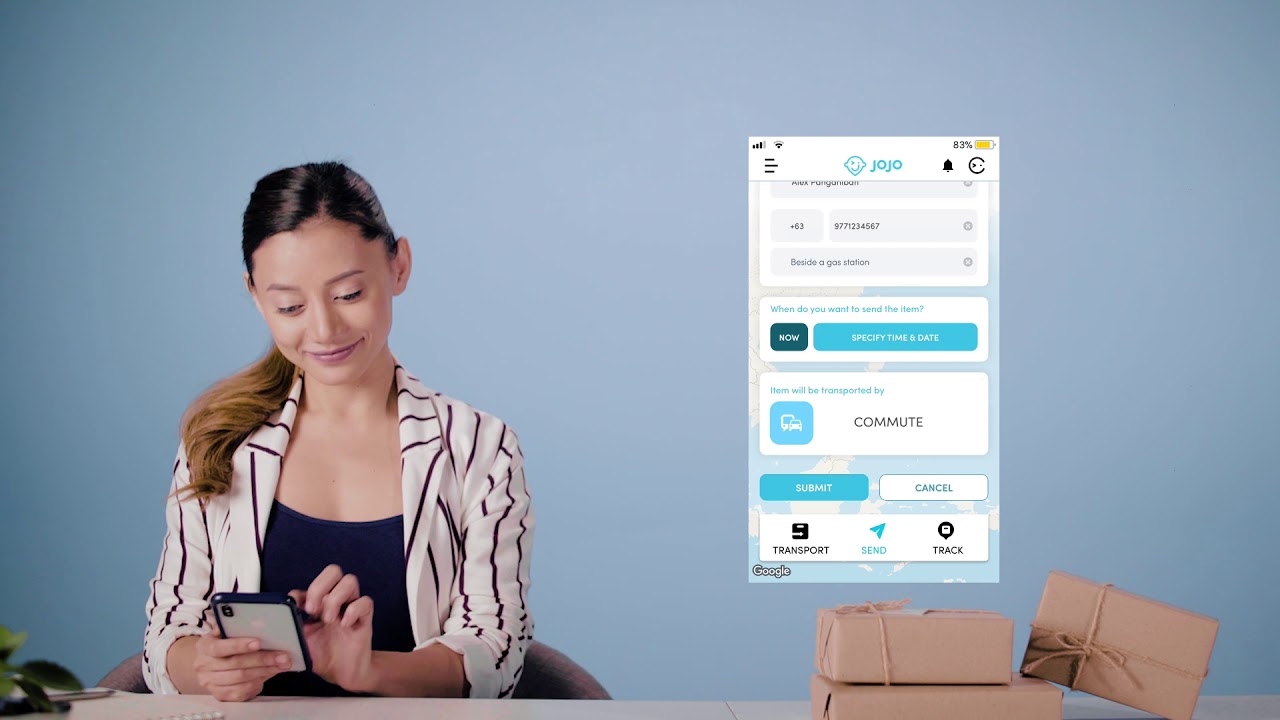 Jojo App - Make a Delivery