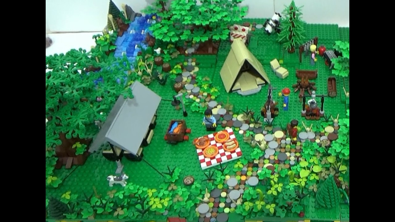 Campsite update A frame Cabin