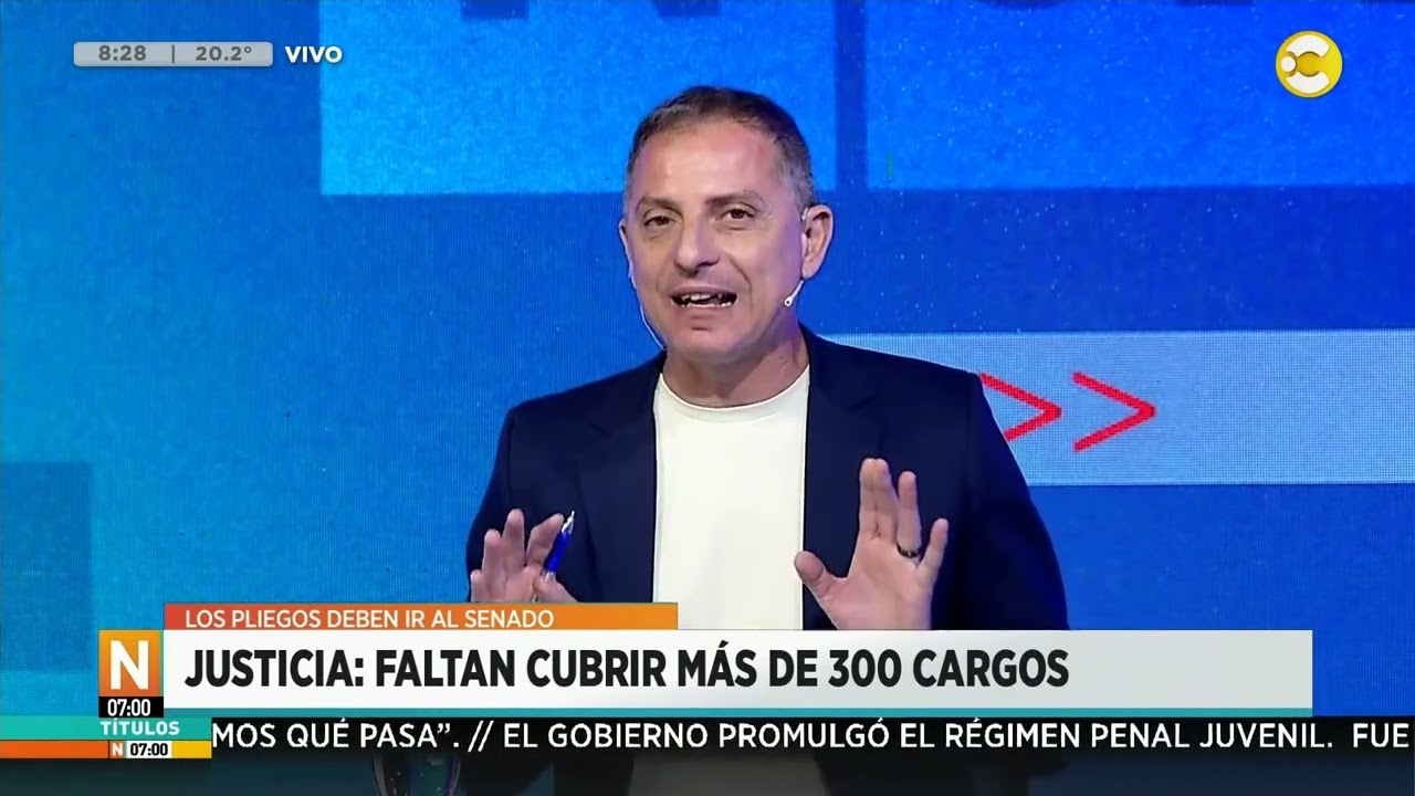 El gobierno promulgó el régimen penal juvenil │N7:00│ 09-03-26