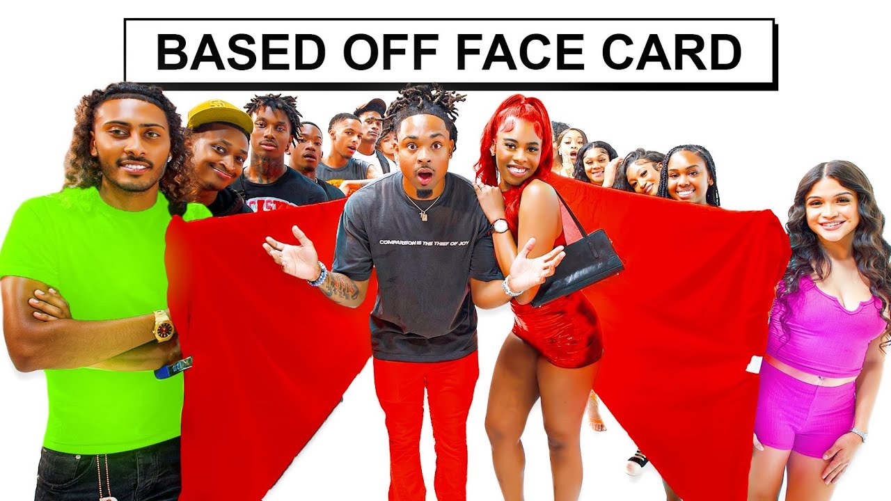 Blind Dating Based Off Face Card!