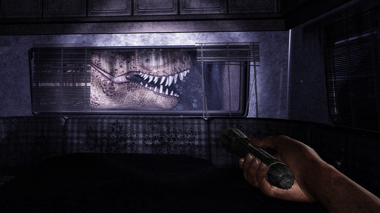 WAIT.. there’s actually a dinosaur horror game 😱