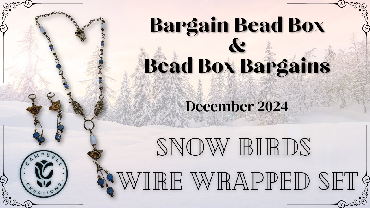 Bargain Bead Box AND Bead Box Bargains | Wire Wrapped Set | December 2024