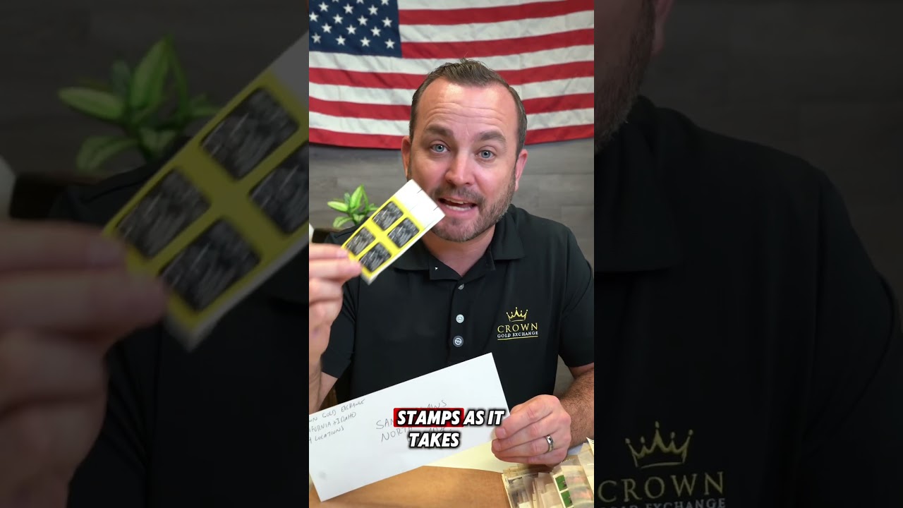 How to mail a letter with an old stamp!