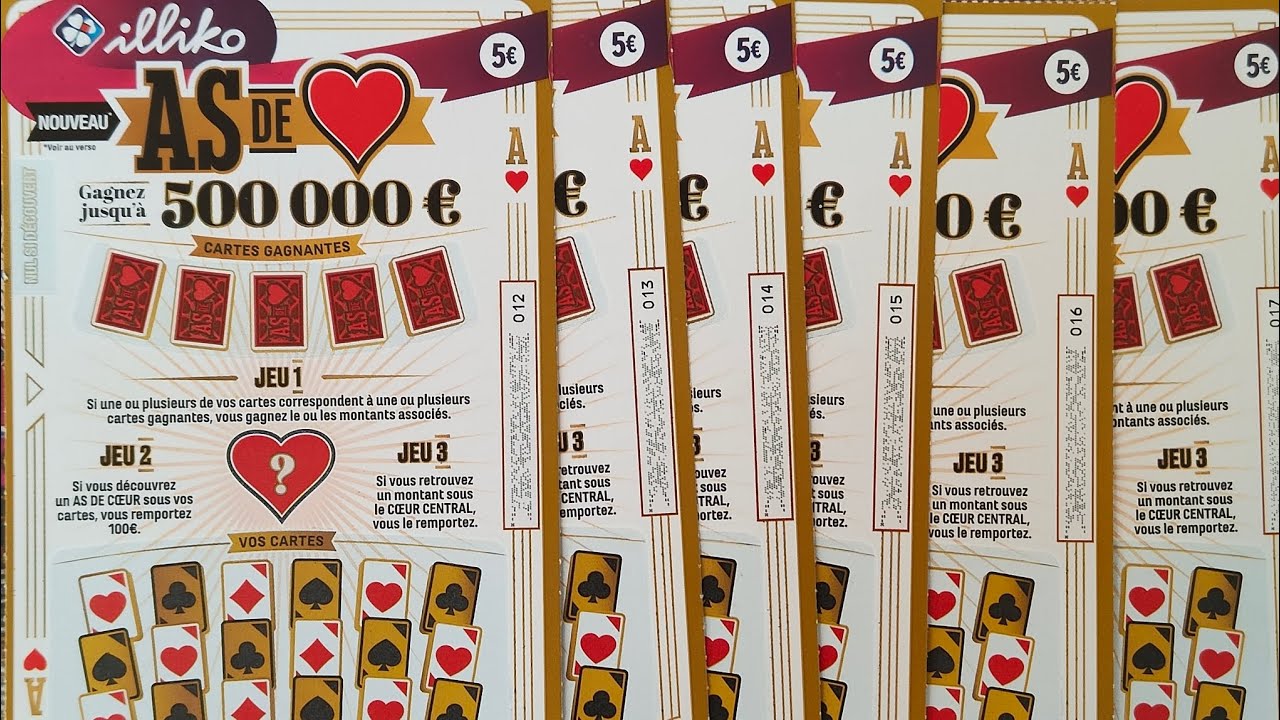 Grattage du nouveau Ticket FDJ As de coeur ❤️🥰☘️