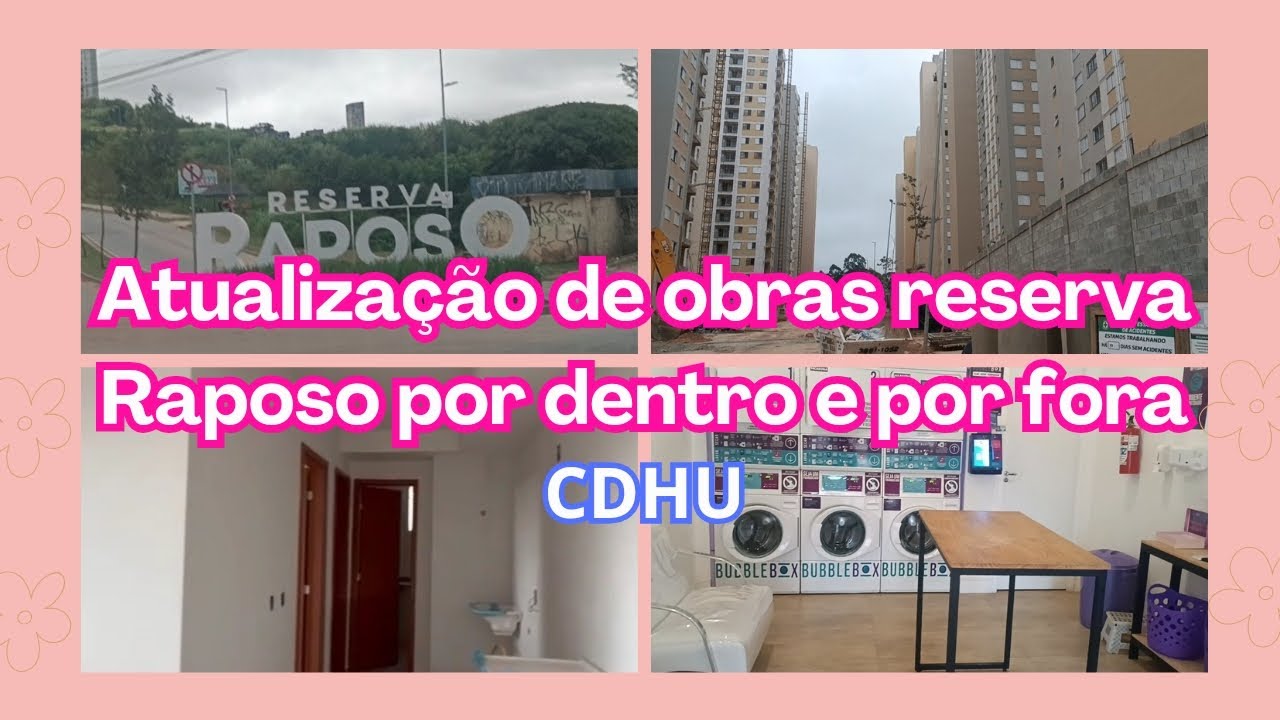 TOUR PELOS APARTAMENTOS EM CONSTRUÇÃO DA CDHU NO RESERVA RAPOSO, POR DENTRO E POR FORA.