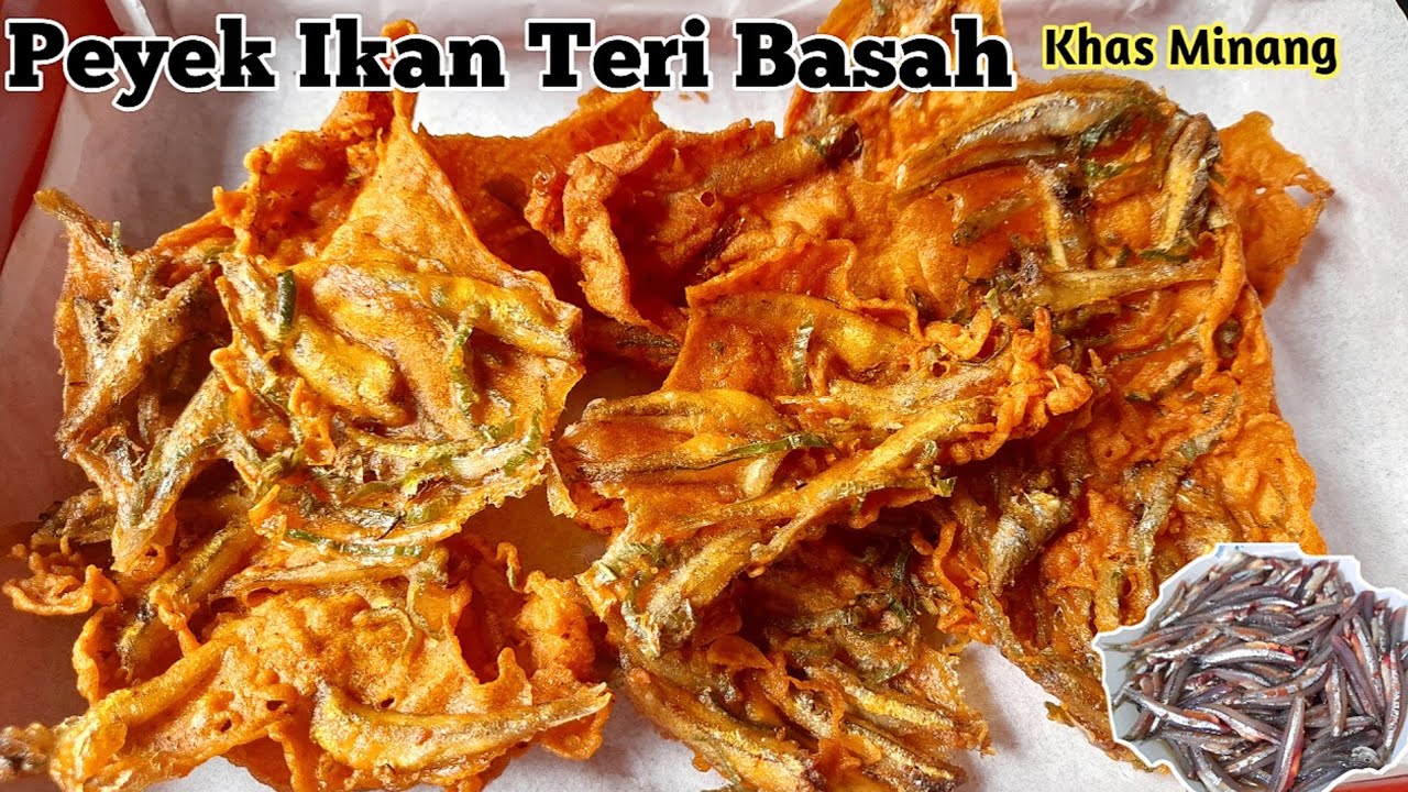Ternyata Begini Cara Buat Peyek Teri Basah Khas Minang, Cuma Pakai tepung Beras aja