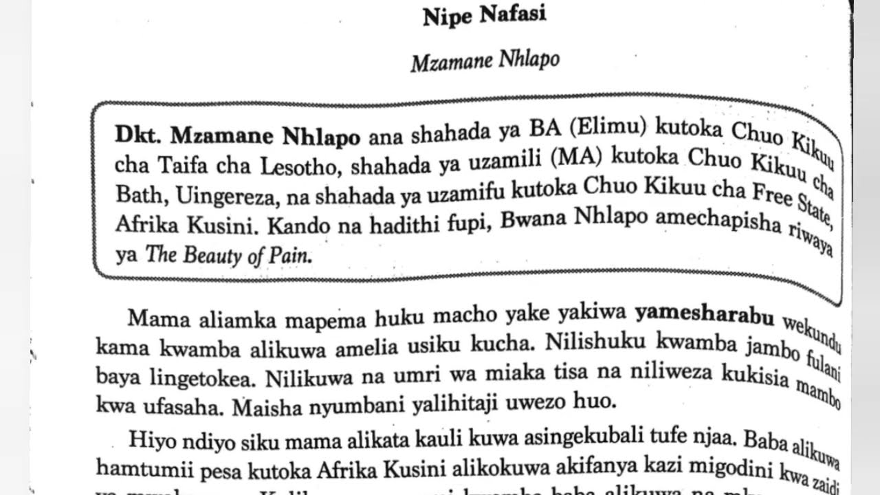 Kuchambua nipe nafasi 2 | Maswali na majibu ya Nipe Nafasi | Nipe nafasi