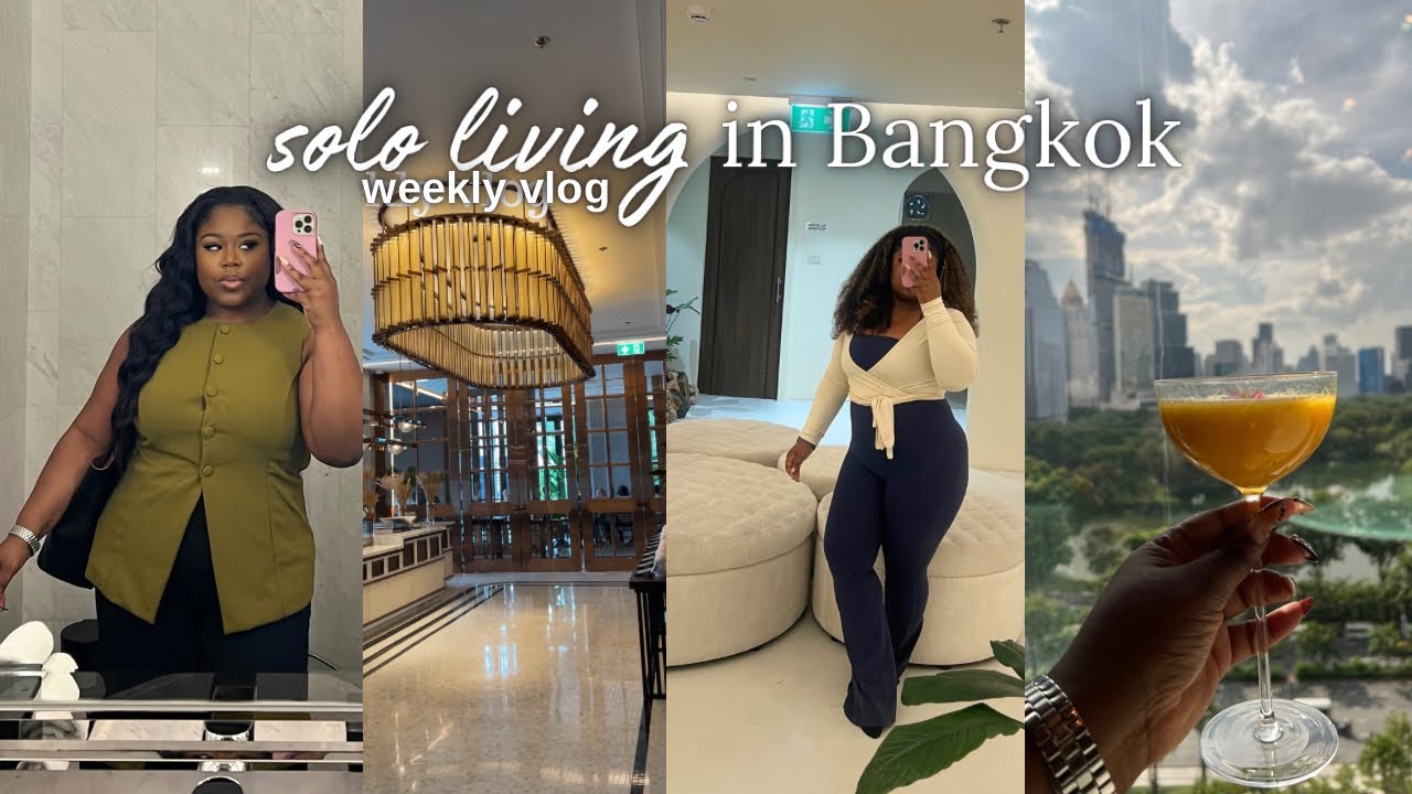 Solo Living in Bangkok | skin care shopping, daily workouts, outings & more