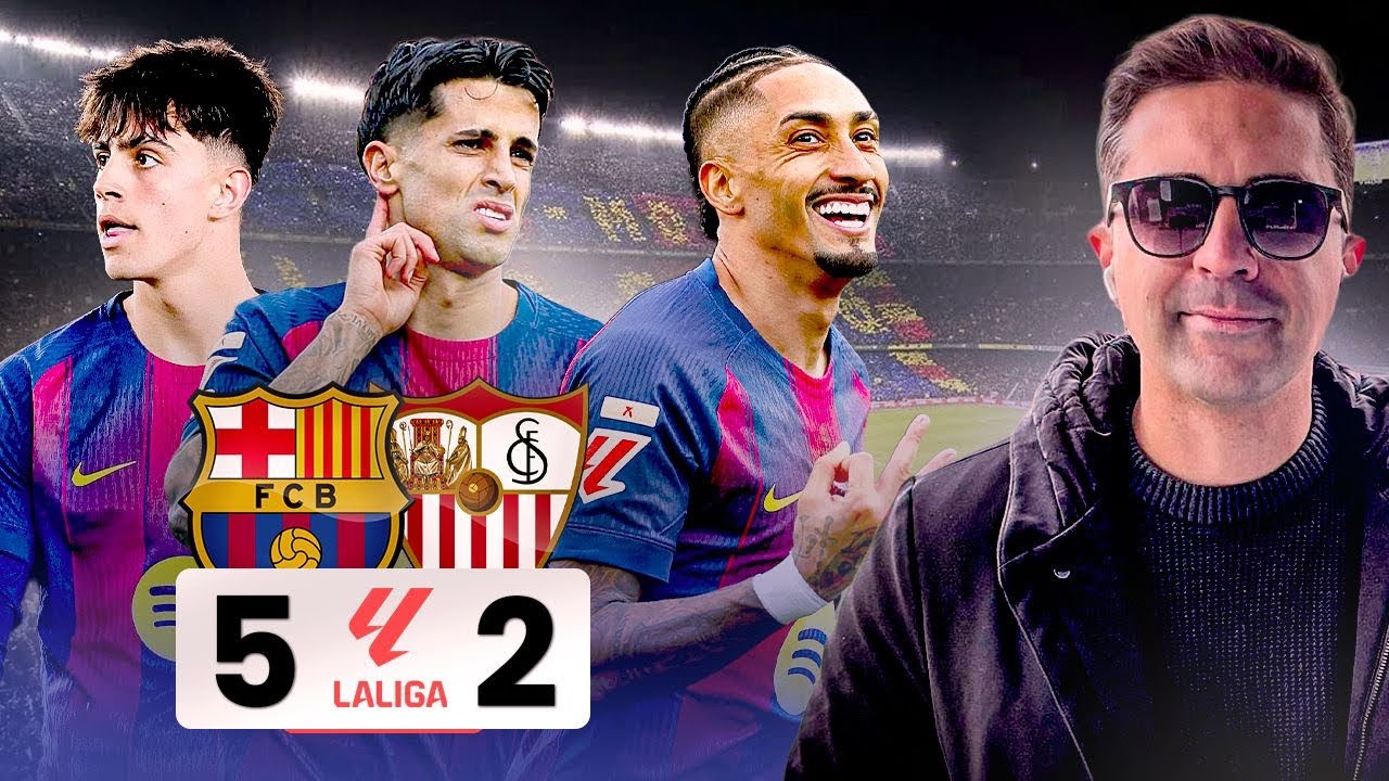 HAT-TRICK DE RAPHINHA EM UMA TARDE QUASE PERFEITA EM BARCELONA