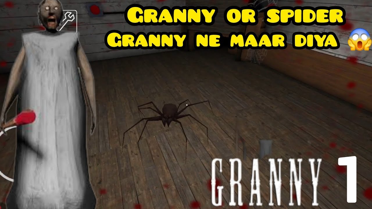 GRANNY KE SPIDER 🕷 NE MAAR DIYA 😱 GRANNY 1
