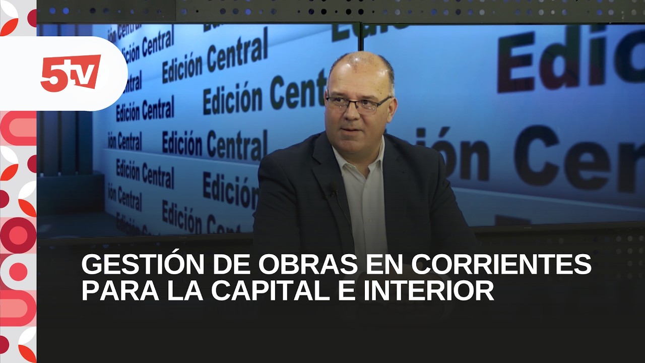 GESTIÓN DE OBRAS EN CORRIENTES PARA LA CAPITAL E INTERIOR-JORGE MEZA, MINISTRO DE OBRAS PÚBLICAS