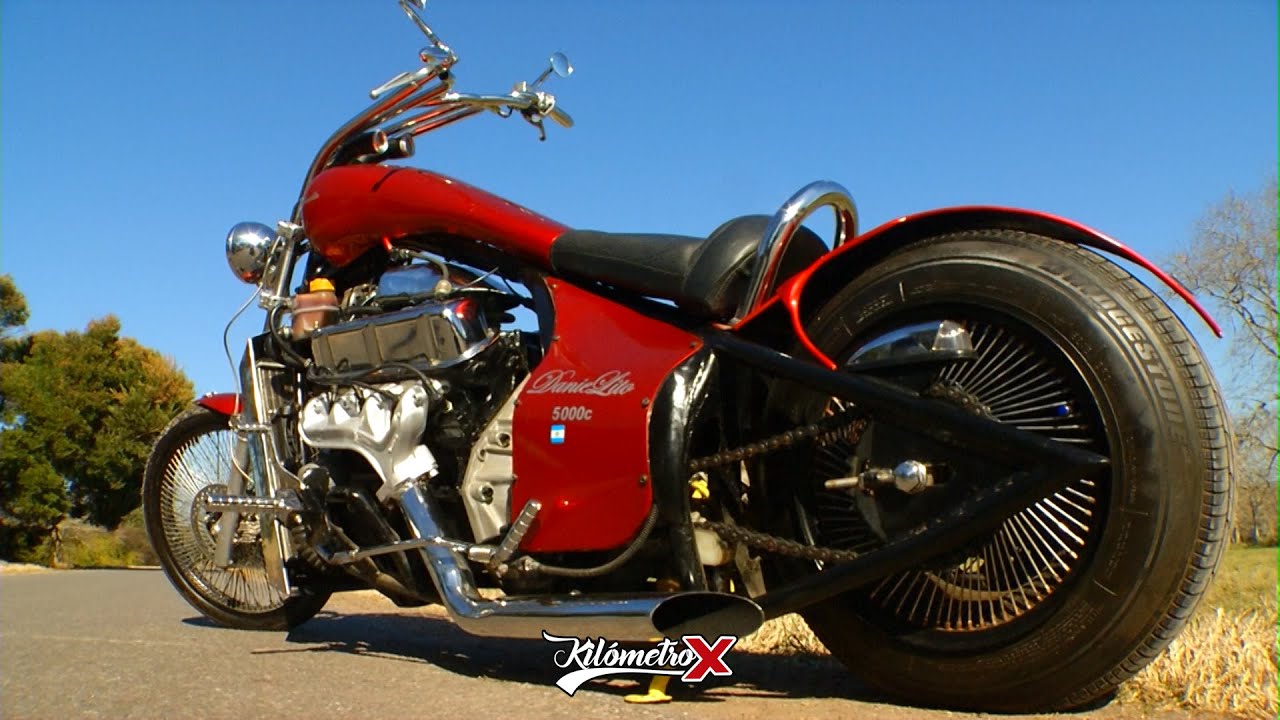 V8 Moto Artesanal Motor V8 5000 cc BY KM X