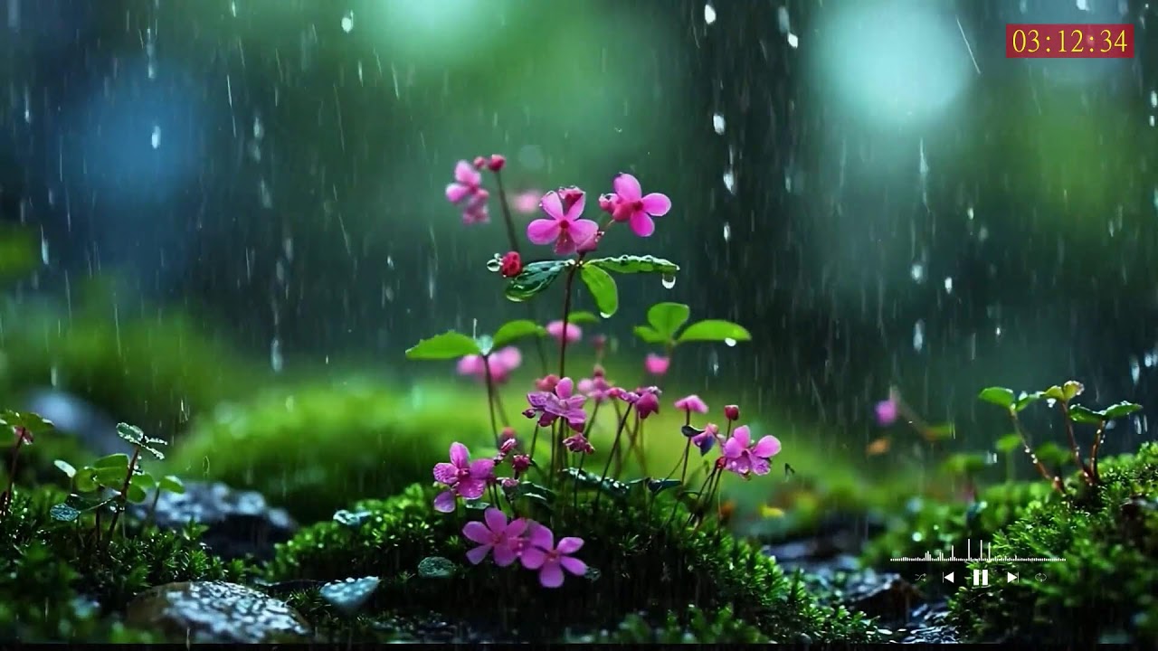 Heavy Rainstorm Thunder for Deep Night Rest