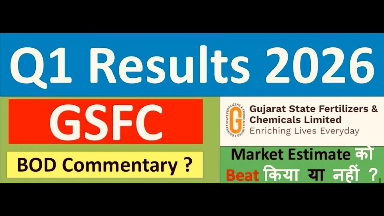 GSFC Q1 results 2026 | GSFC results today | GSFC Share News | GSFC Share latest news