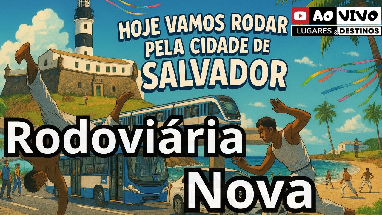 De Carro da Antiga Rodoviária de Salvador até a Nova Rodoviária | Porto da Barra | Campo Grande