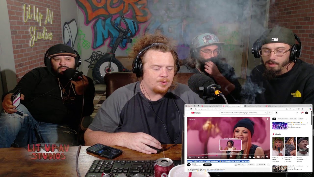 Lit Up AV Reactions: Unreal. Tyler's 'singing is like breathing' ‪@LittleMix‬ The Search  Girl Vocal