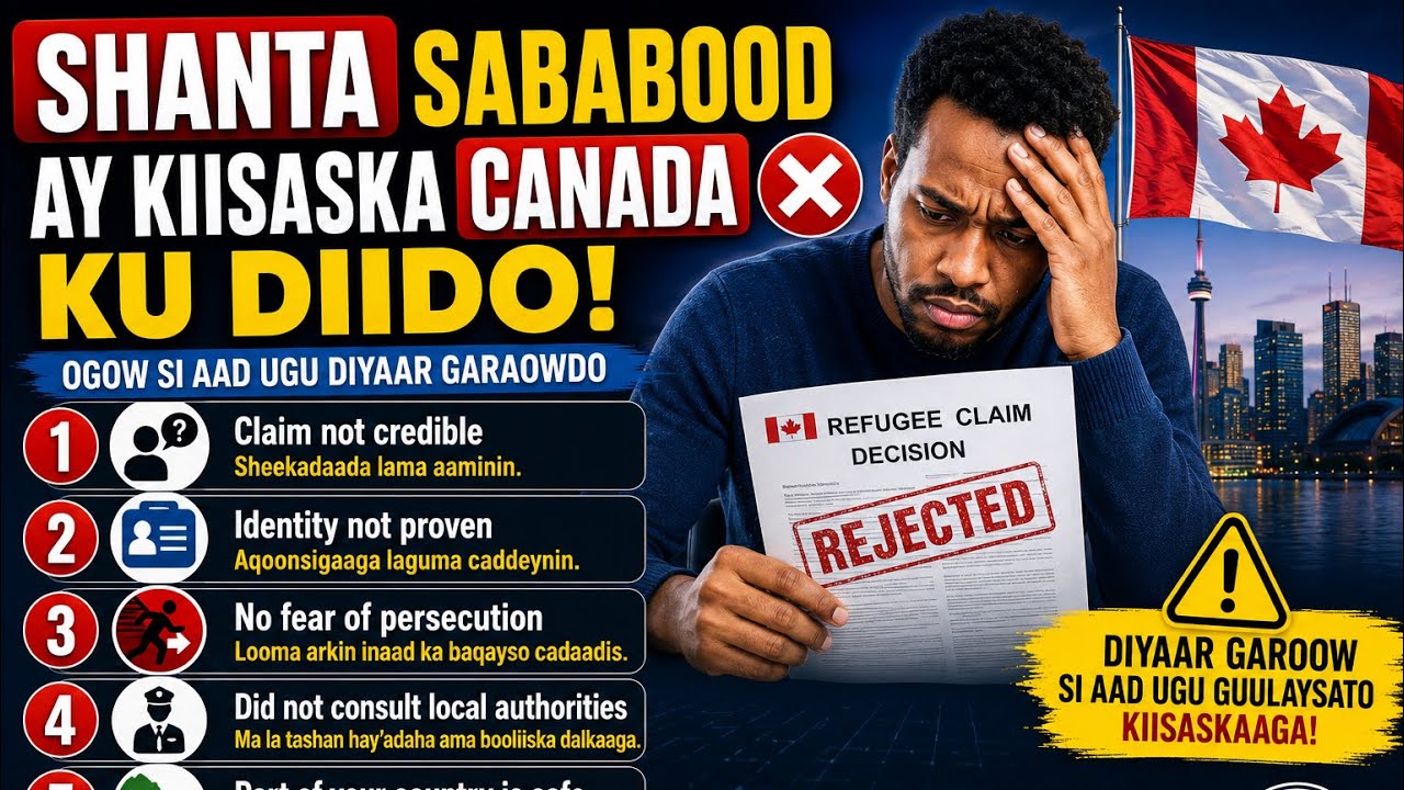 SHANTA sababood ay Kiisaska Canada ku diido