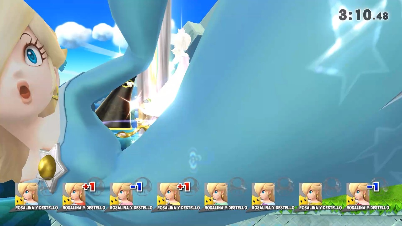 Smash Wii U - 8 Mega Giants Rosalinas Battle (Only Blast and Screen KO)