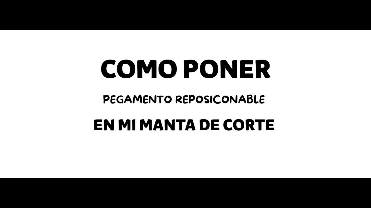 Reponer pegamento en el tapete, manta o mat.