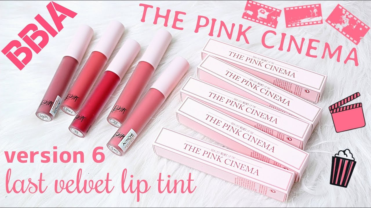 BIYW Review Chapter: #166 BBIA LAST VELVET LIP TINT VERSION 6 THE PINK CINEMA SWATCH & REVIEW