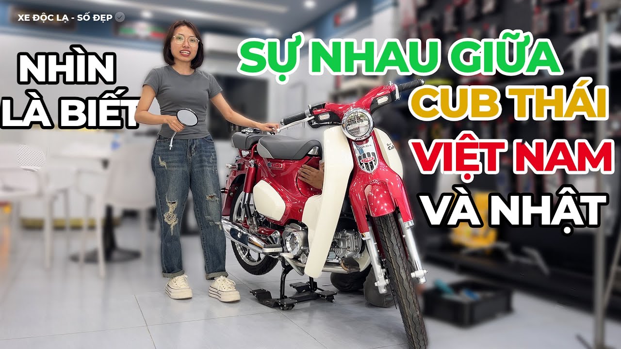 Giao xe Super Cub C125 nhập từ Thái Lan về Long An
