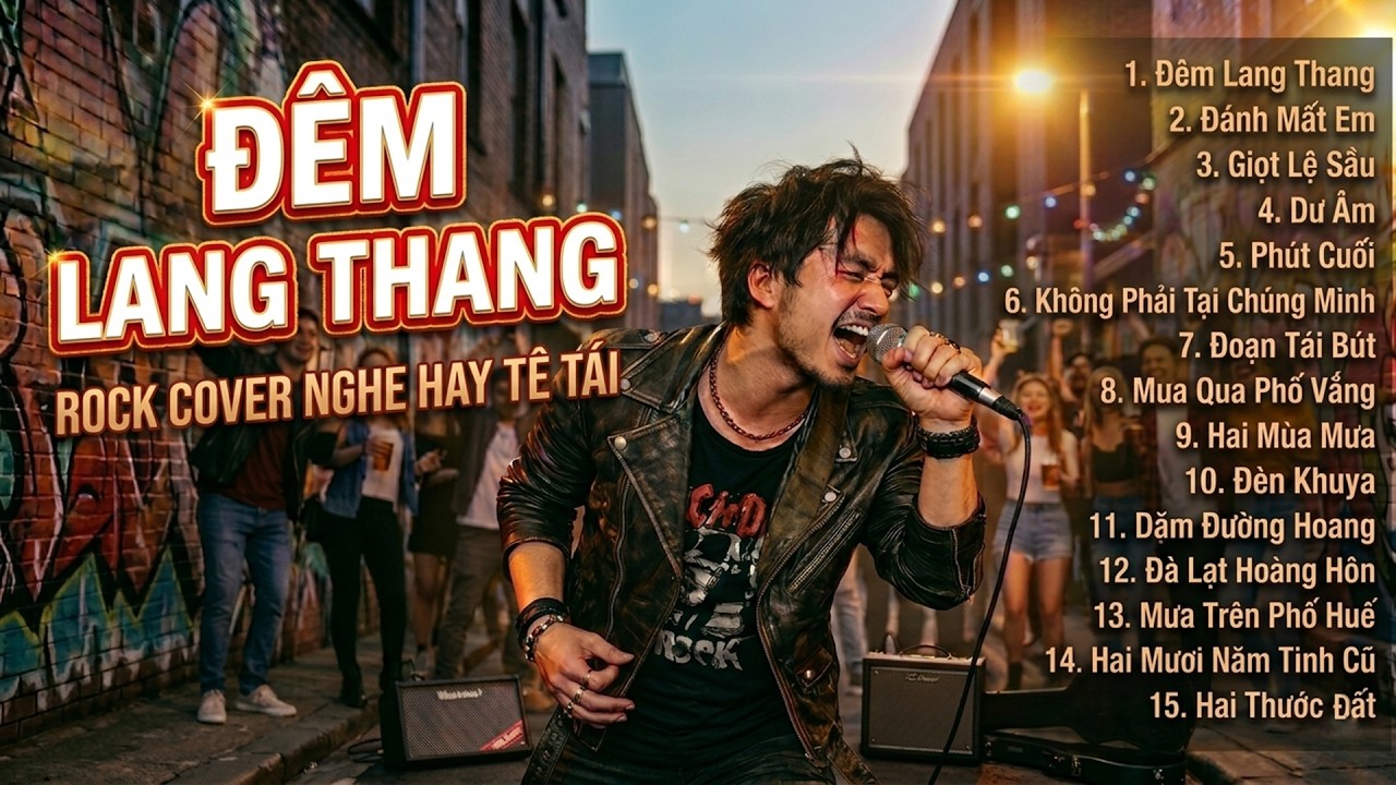 ĐÊM LANG THANG | Top 15 Ca Khúc Bolero Rock Cover Cực Hay | Phối Độc Lạ - Nghe Là Nghiện