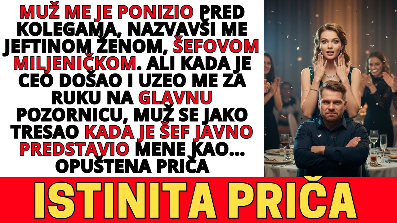 MUŽ ME OPTUŽIO ZA PREVARU PRED SVIMA—DIRECTOR ME JE POZVAO NA POZORNICU I REKAO...