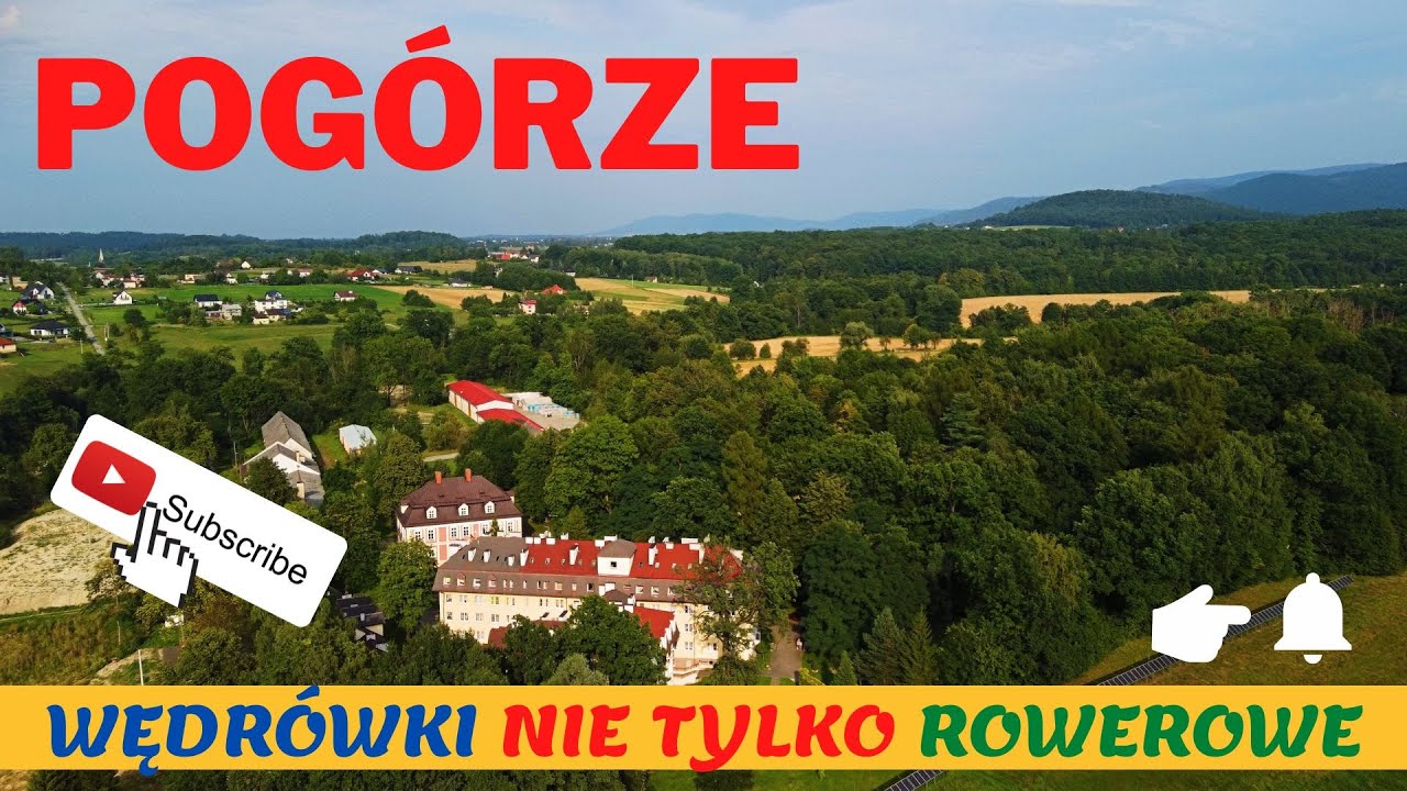 Pogórze - Gmina Skoczów, Górki W. - muzeum Zofii Kossak Sz. - dronem w ciekawe miejsca | WM Foxtrott