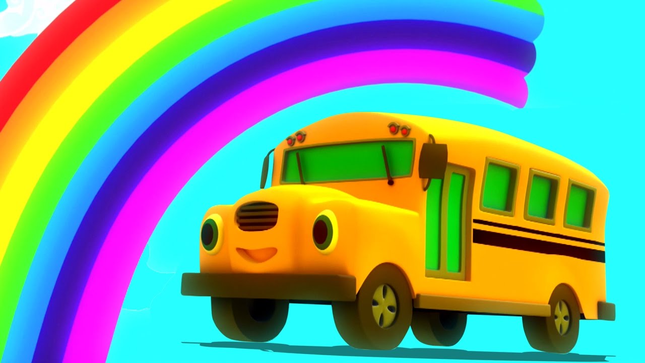 Rodas no ônibus | Rimas para bebês | Canção infantil | Preschool Nursery Rhymes | Wheels on the Bus