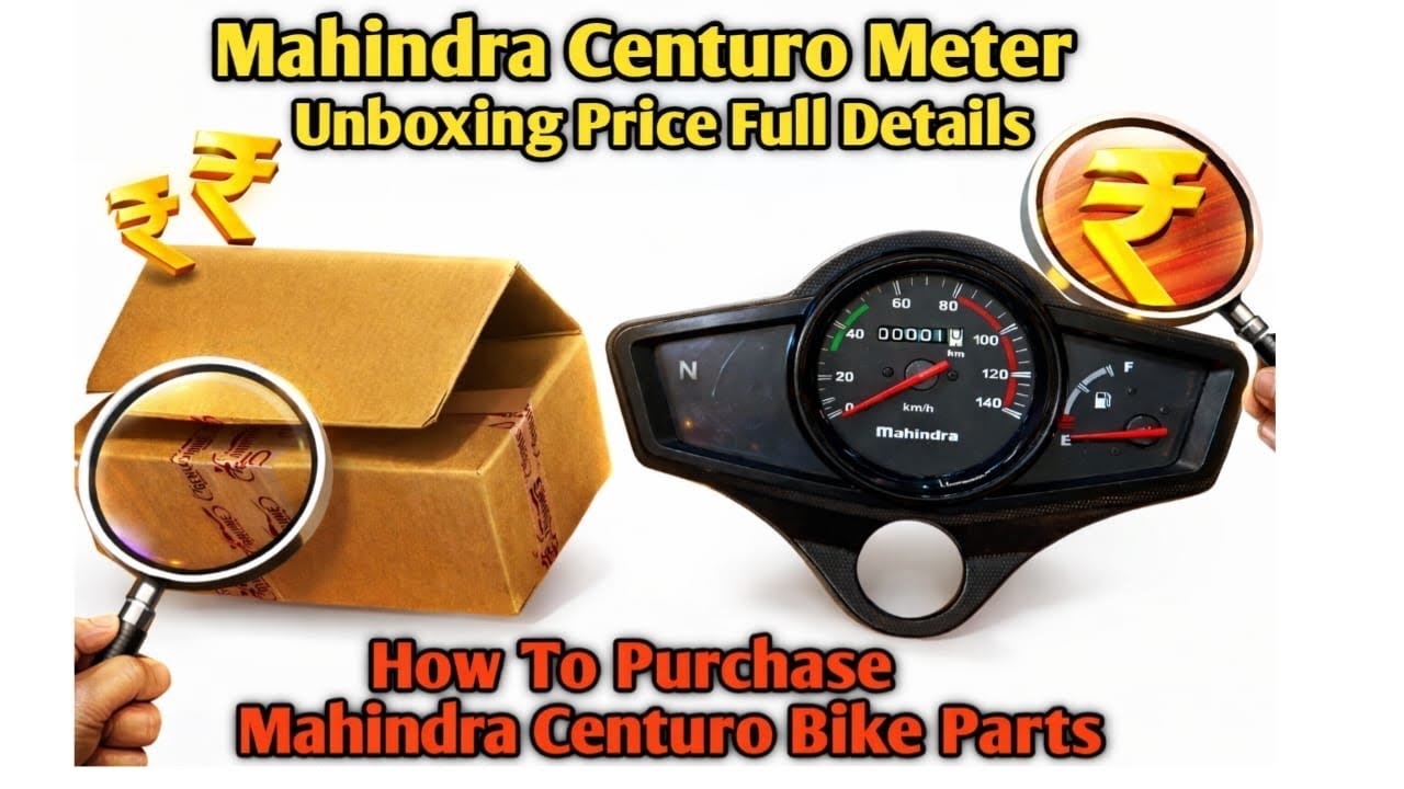 Mahindra Centuro Meter Unboxing Price Full Details Buy Online | Mahindra Centuro Spare Parts 
