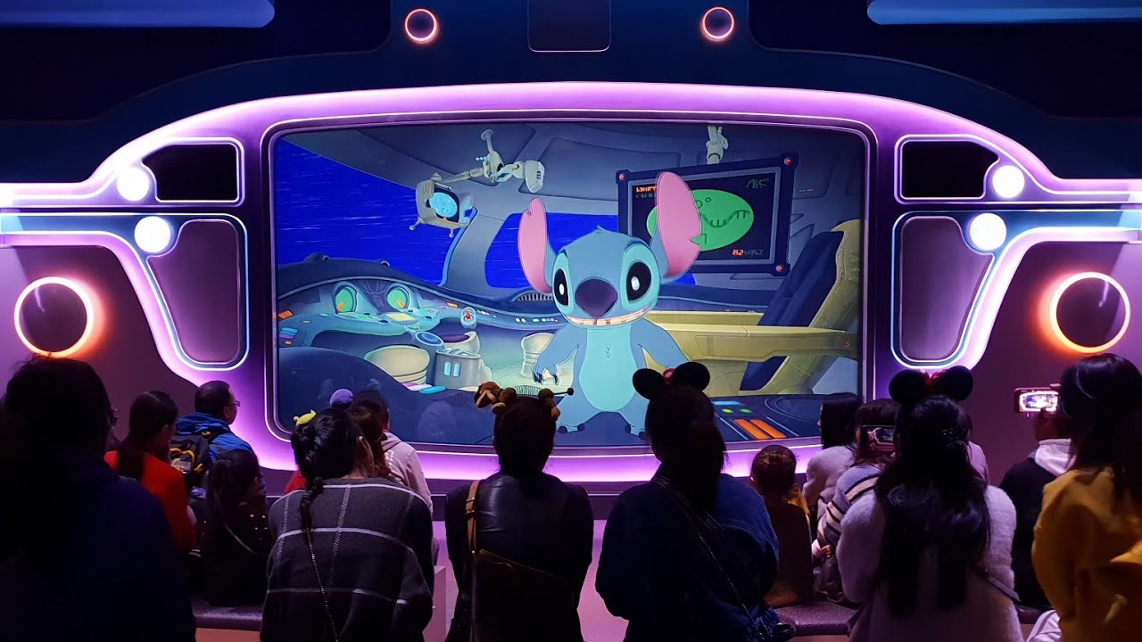 Stitch Encounter Shanghai Disneyland, Talk, interact & play with Stitch Tomorrowland, Disney Resort