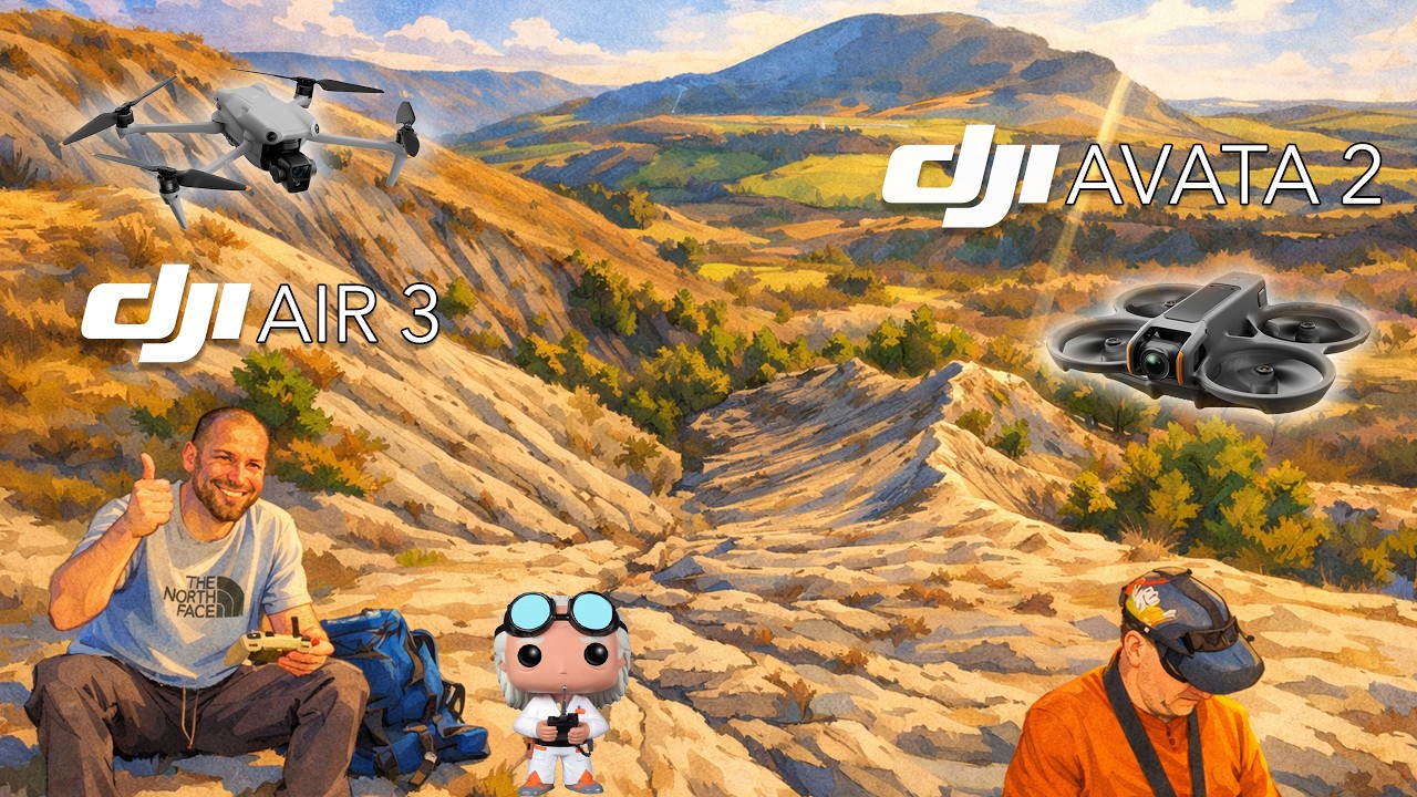 Vol à Ras du Sol sur les Terres Grises – DJI Avata 2 & Air 3 en Action (Aveyron, Millau) 🚁🏔️