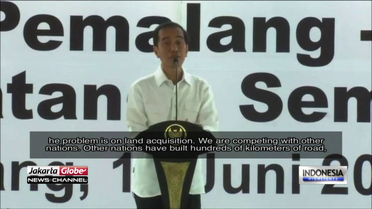 Jokowi Urges Speedy Development of Trans Java Toll Road