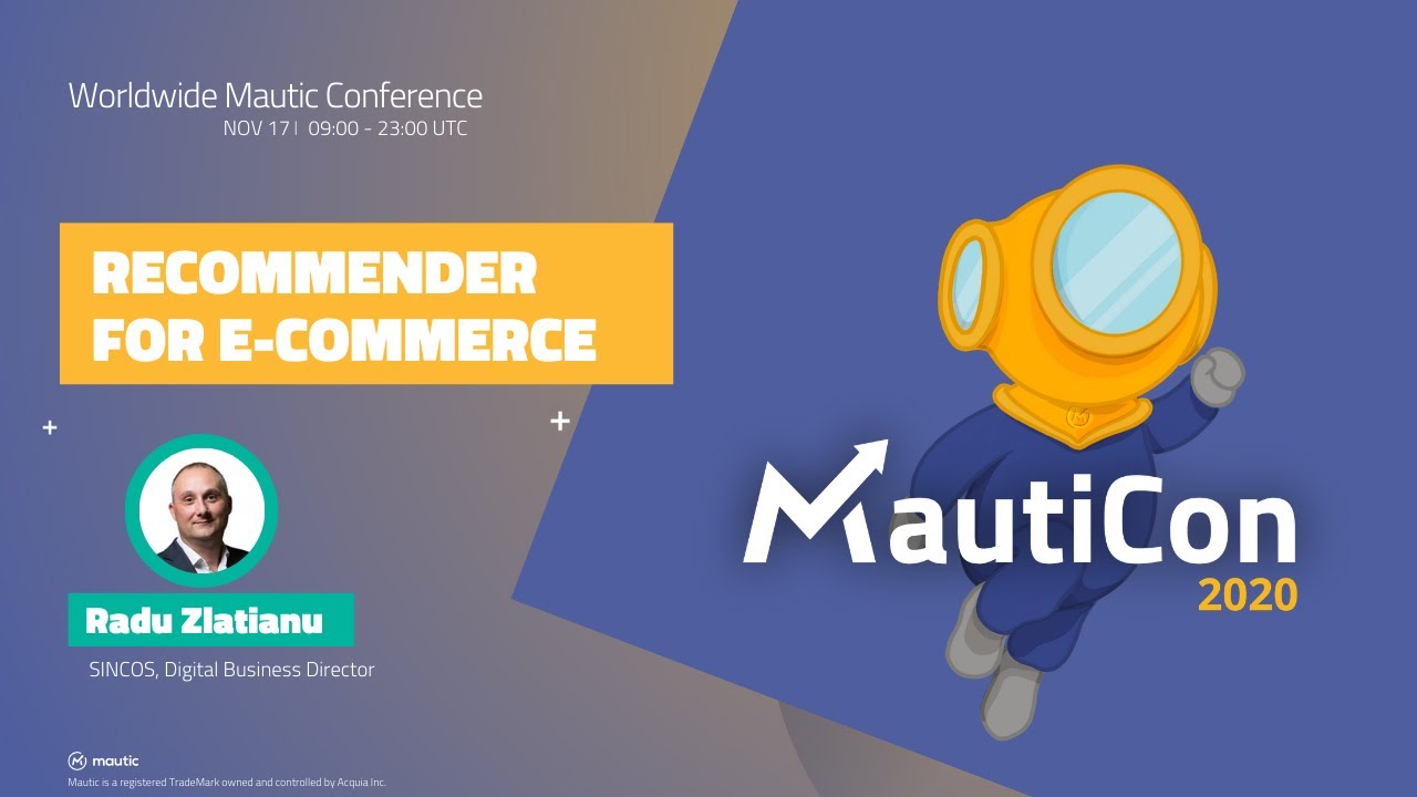 MautiCon 2020 - Radu Zlatianu talks about Recommender for E-commerce