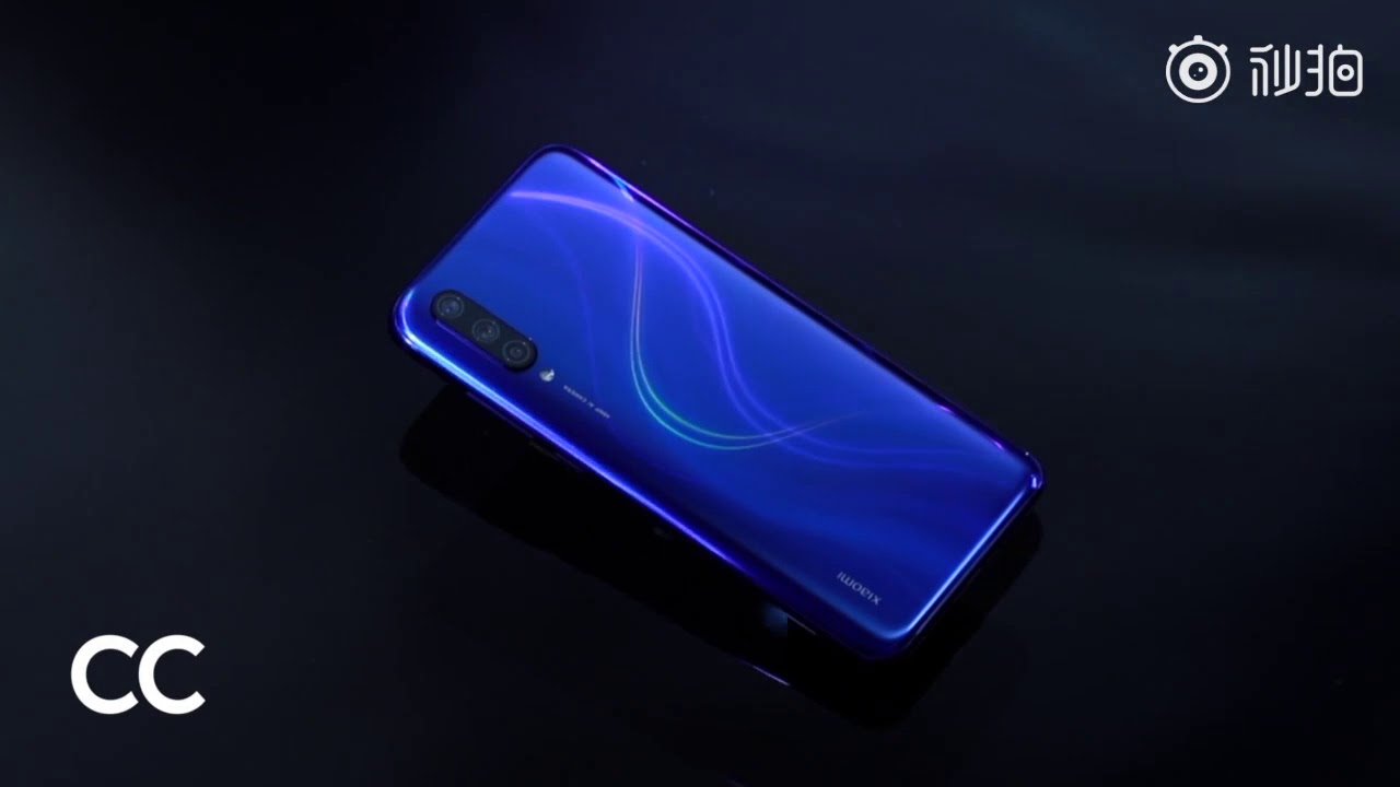 Xiaomi CC9 в синем цвете на видео!