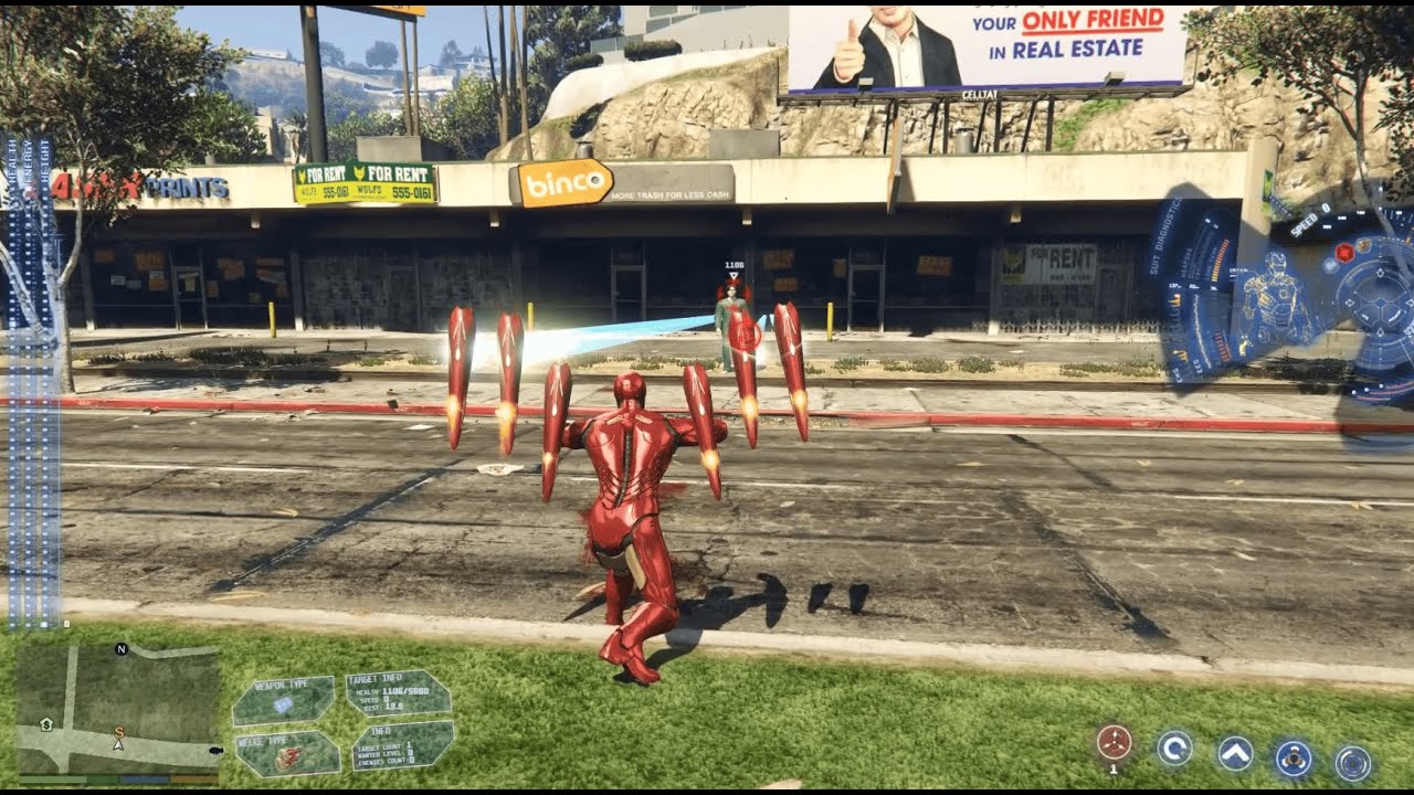 Grand Theft Auto V: Ironman vs Bob