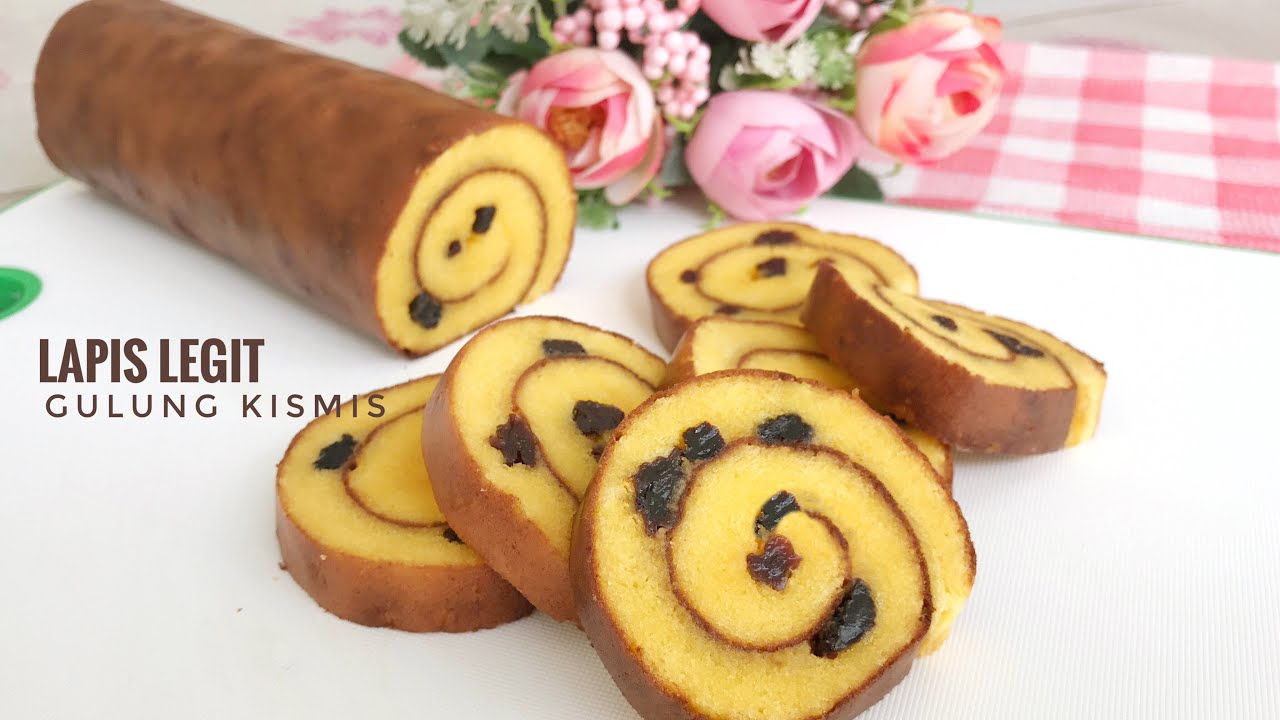 LAPIS LEGIT GULUNG KISMIS Moist | Layer Cake Rolls