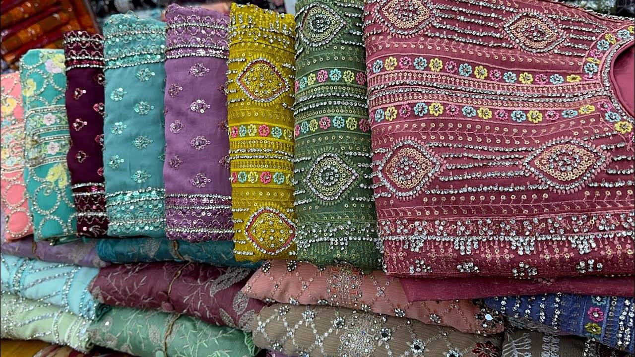 Pakistani designer luxury party wear three piece at craziest price/eid collection 2026