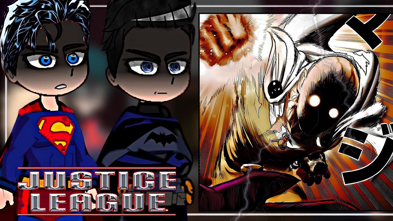 Justice League react to Saitama as a new member || Justice League || One Punch-Man || Gacha React 