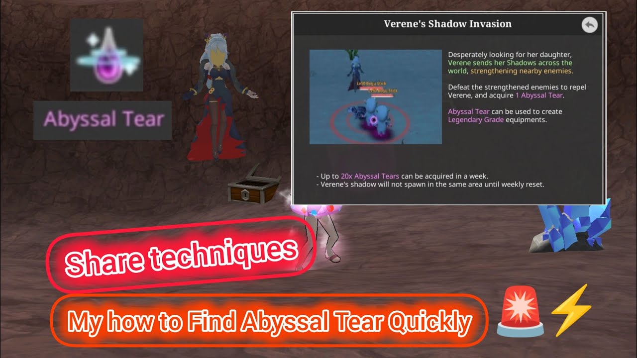 Share techniques : My how to Find Abyssal Tear Quickly | Epic Conquest 2
